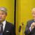 年頭訓示を行う関会長㊨と関社長