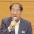 あいさつする宇佐美支部長