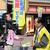 ＴＶ取材を受ける山田理事長