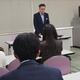 みやぎ生協の灯油暫定価格について記者会見で説明する矢野エネルギー事業部部長